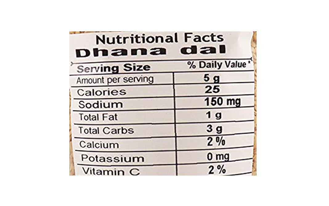 Leeve Dry fruits Dhana Dal    Pack  200 grams